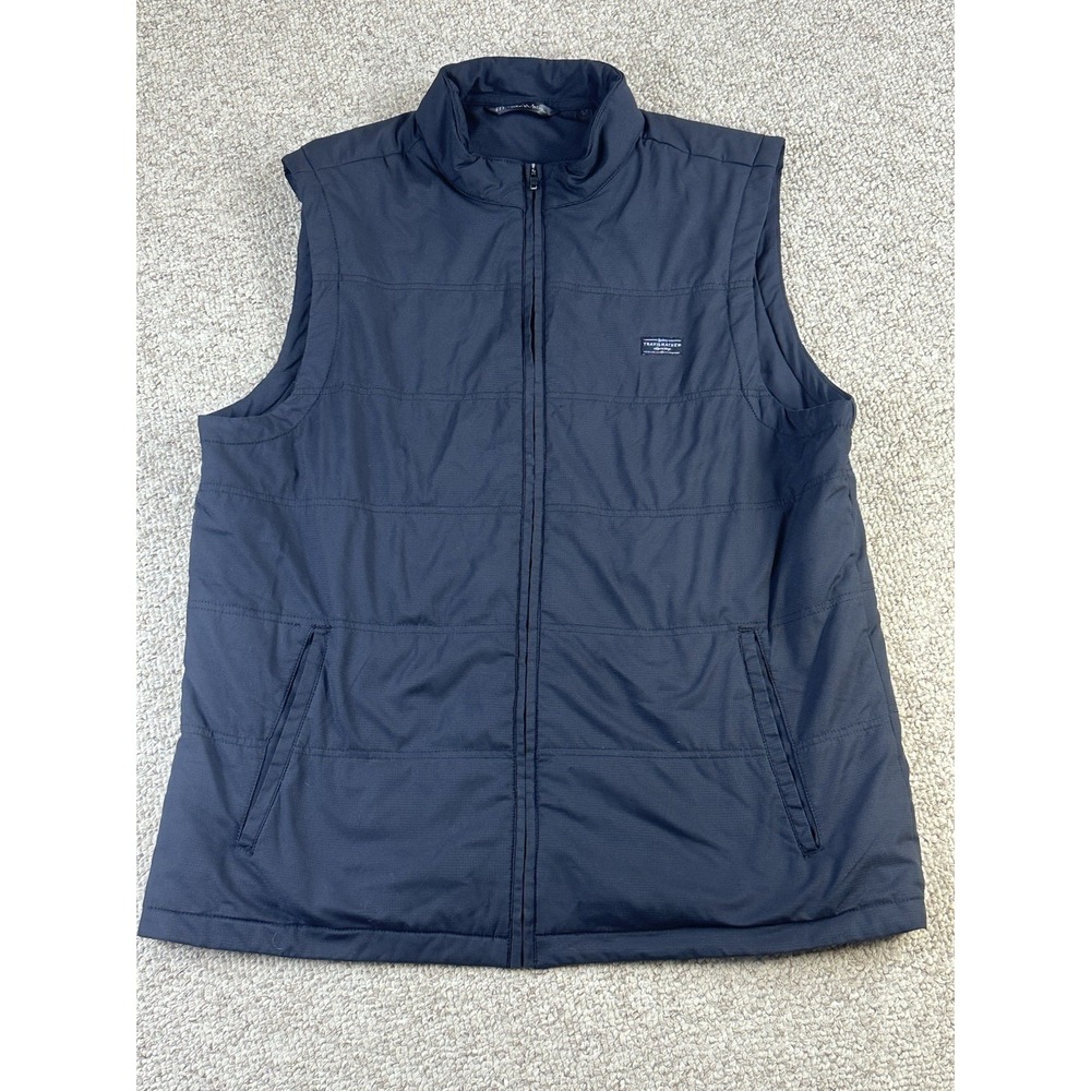 Travis Mathew Men's Full Zip Sleeveless Golf Vest Size XL Outdoors Walking PGA
